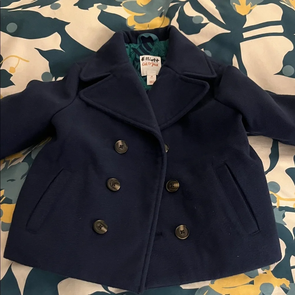 Cat & Jack Navy Peacoat for Kids